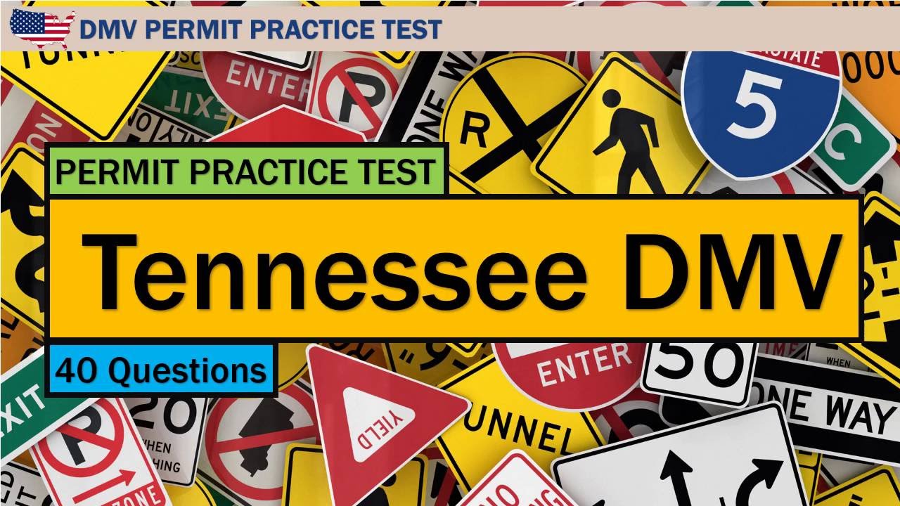 Tennessee Driving Permit Test Questions